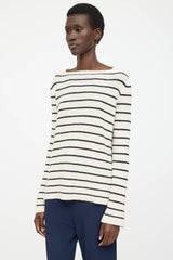 The Row Cashmere Striped Knit Sweater
