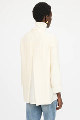 The Row Silk Button Up Shirt