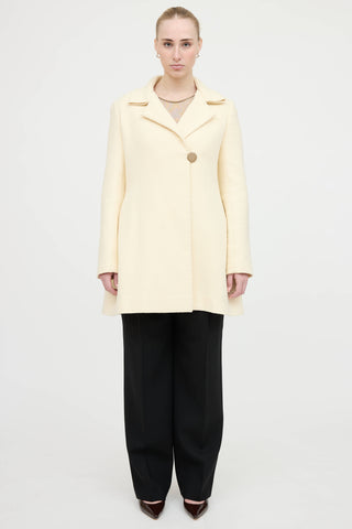 The Row Cotton Wool Coat