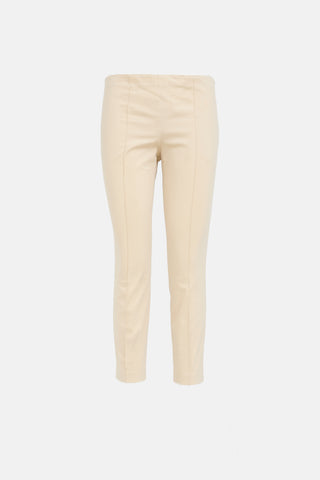 The Row Poplin Panelled Slim Trouser
