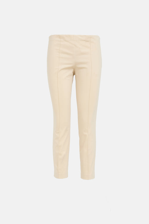 The Row Poplin Panelled Slim Trouser