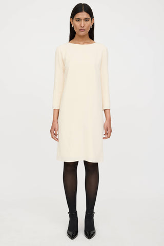 The Row Crepe Darted Dress
