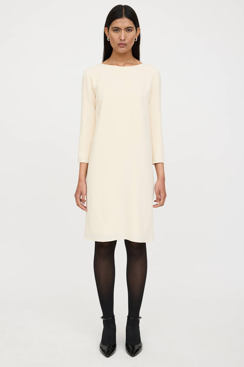 The Row Crepe Darted Dress