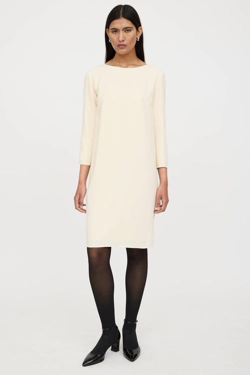 The Row Crepe Darted Dress