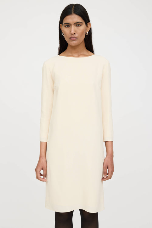 The Row Crepe Darted Dress