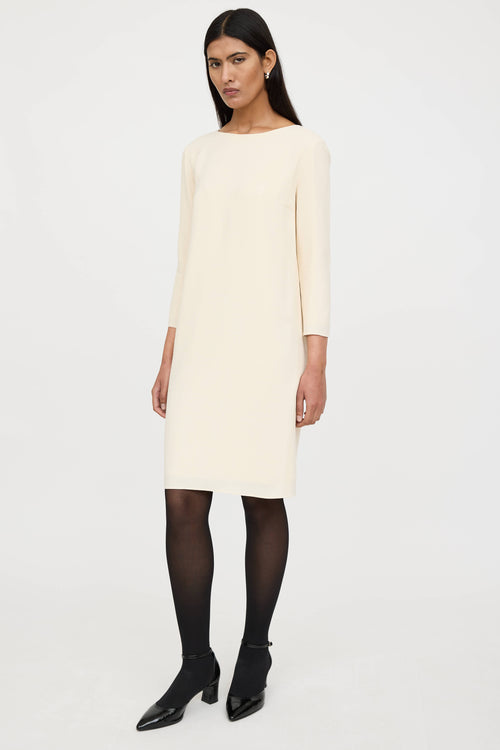 The Row Crepe Darted Dress