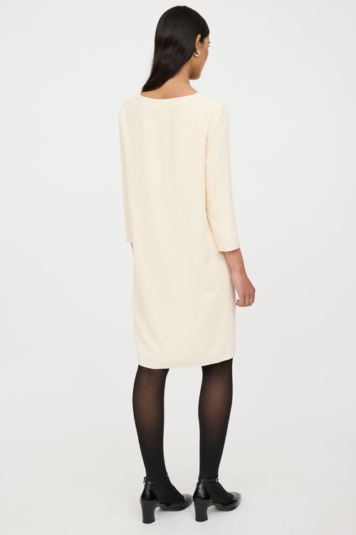 The Row Crepe Darted Dress