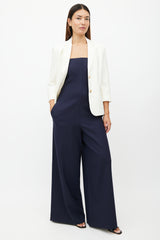 The Row Cream Wool Blazer
