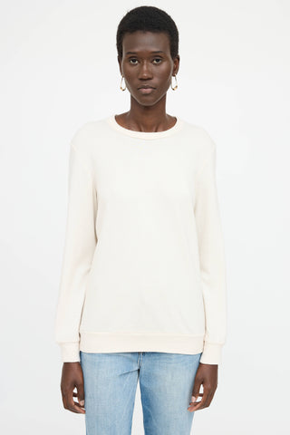 The Row Wool Ribbed Knit Sweater