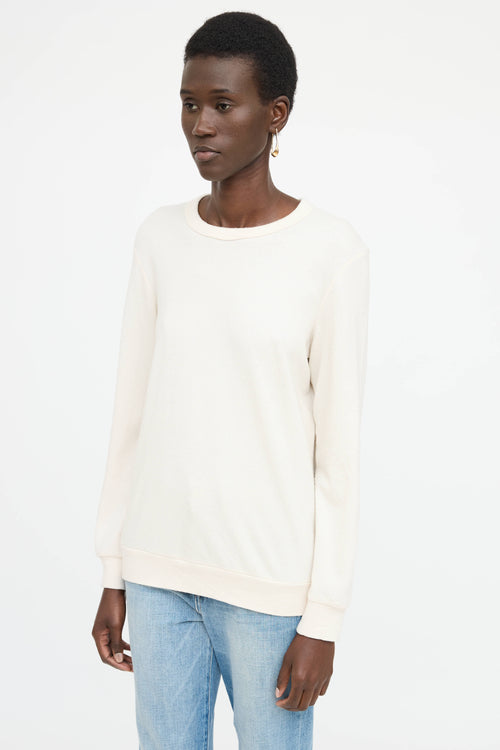 The Row Wool Ribbed Knit Sweater