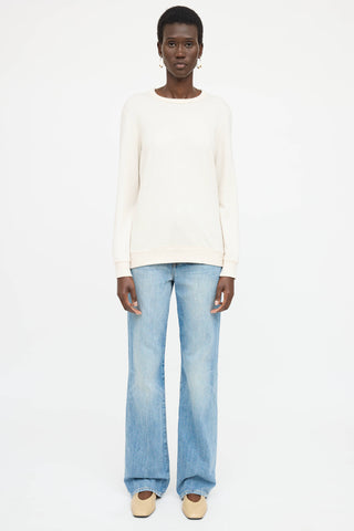 The Row Wool Ribbed Knit Sweater