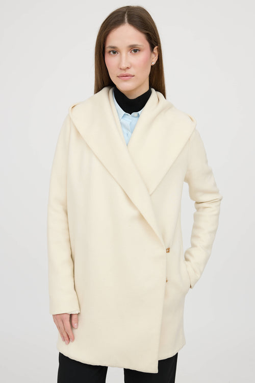The RowHooded Wrap Coat