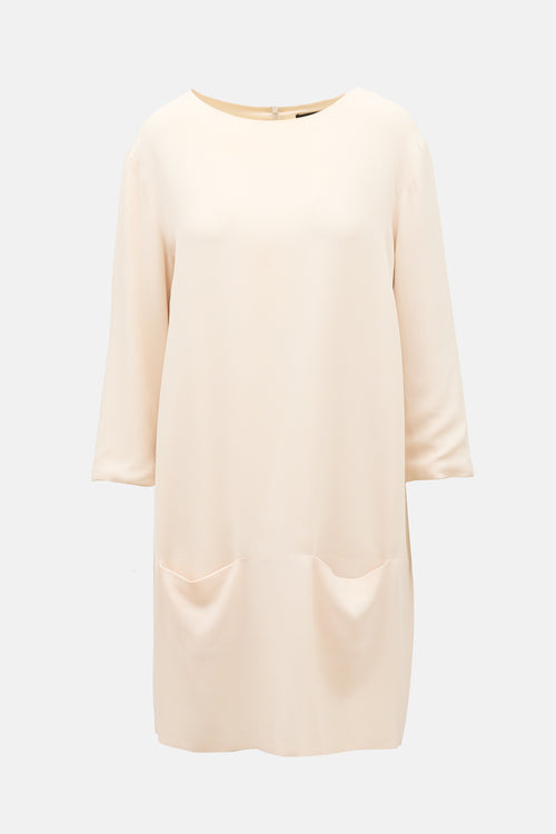 The Row Crepe Shift Dress