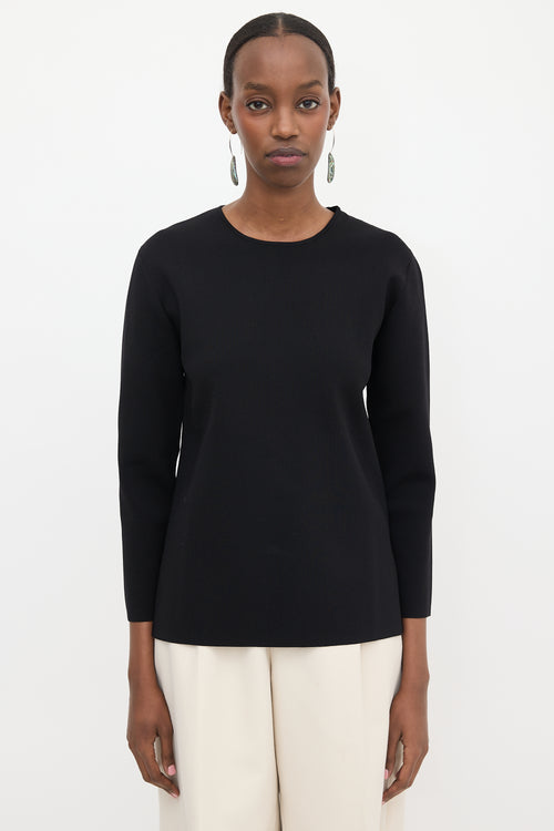 The Row Cropped Jersey Top