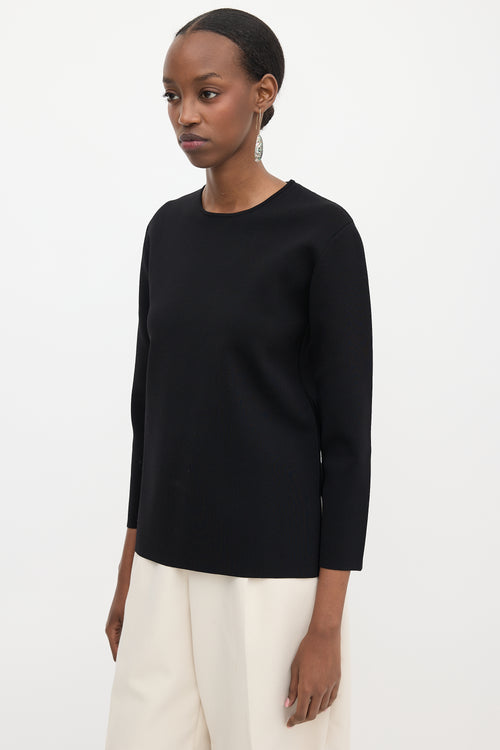 The Row Cropped Jersey Top