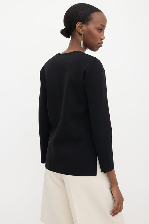 The Row Cropped Jersey Top