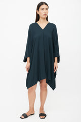 The Row Dark Green Iona Caftan