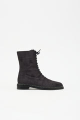 The Row Fara Distressed Combat Boot