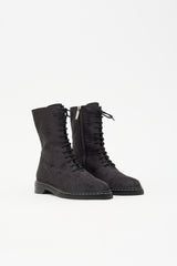 The Row Fara Distressed Combat Boot