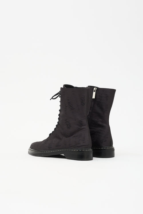 The Row Fara Distressed Combat Boot