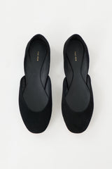 The Row Suede Gemma Ballet Flat