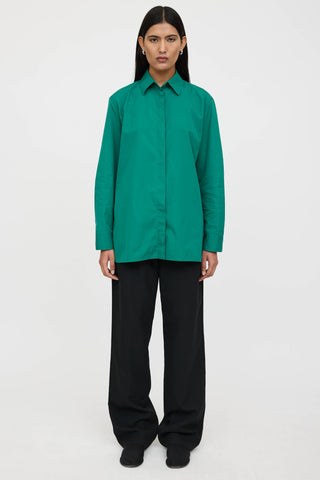 The Row Poplin Big Sisea Shirt