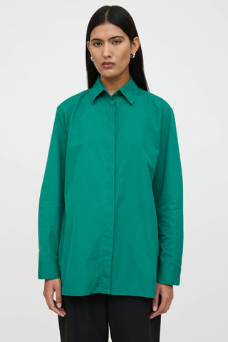 The Row Poplin Big Sisea Shirt