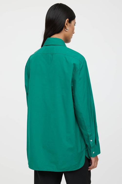 The Row Poplin Big Sisea Shirt
