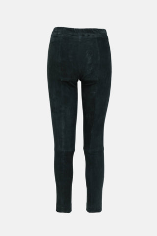 The Row Suede Moto Legging