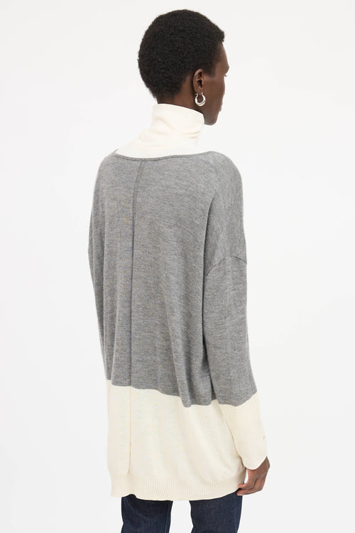 The Row Colour Block Sweater