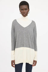 The Row Colour Block Sweater