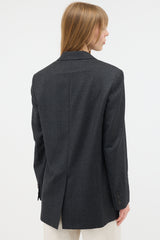 The Row Wool Single Breasted Blazer