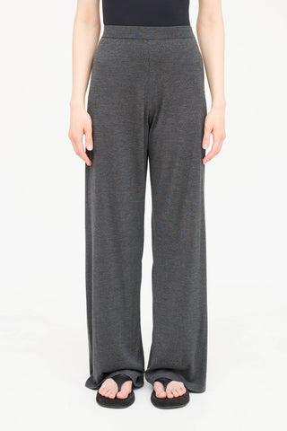 The Row Silk Wide Leg Trouser