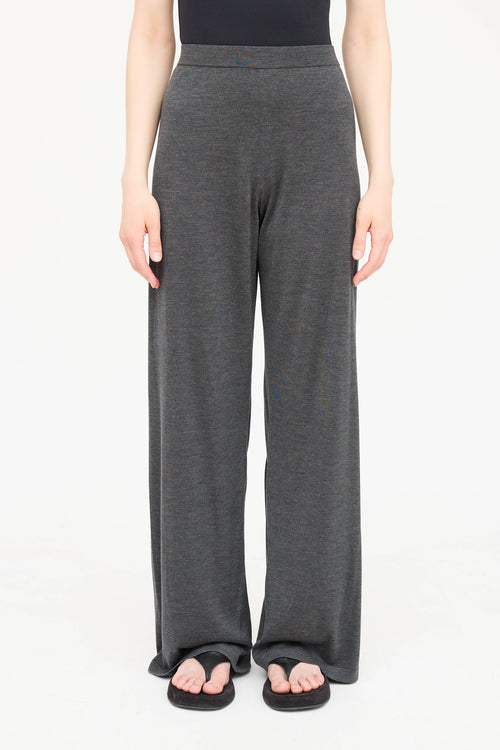 The Row Silk Wide Leg Trouser