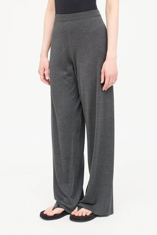 The Row Silk Wide Leg Trouser