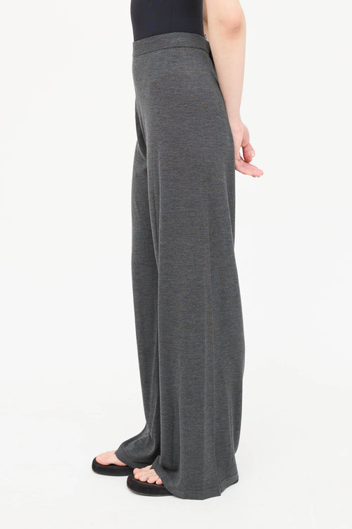 The Row Silk Wide Leg Trouser