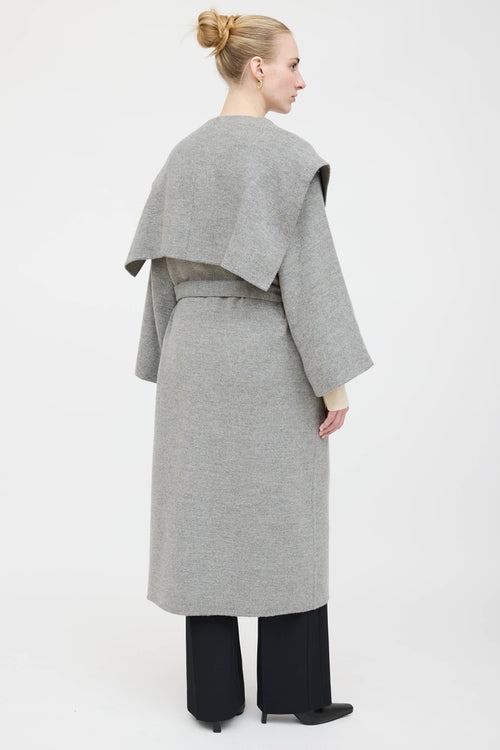 The Row Wool Wrap Coat