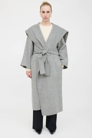 The Row Wool Wrap Coat