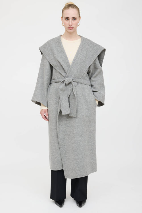 The Row Wool Wrap Coat