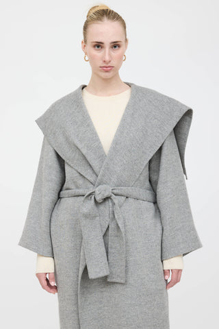 The Row Wool Wrap Coat