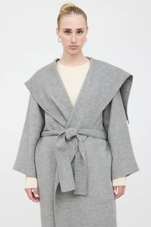The Row Wool Wrap Coat