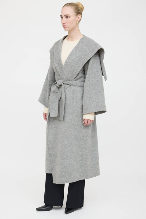 The Row Wool Wrap Coat