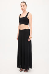 The Row Jersey Midi Skirt