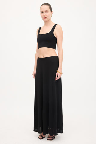 The Row Jersey Midi Skirt