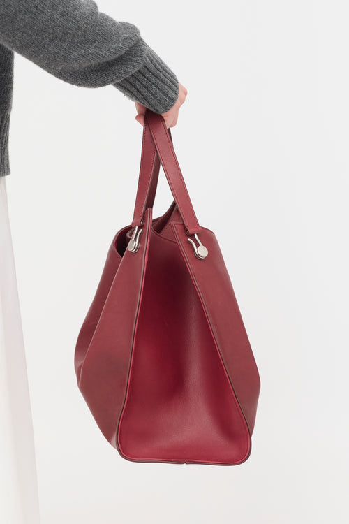 The Row Leather Alexia Tote Bag