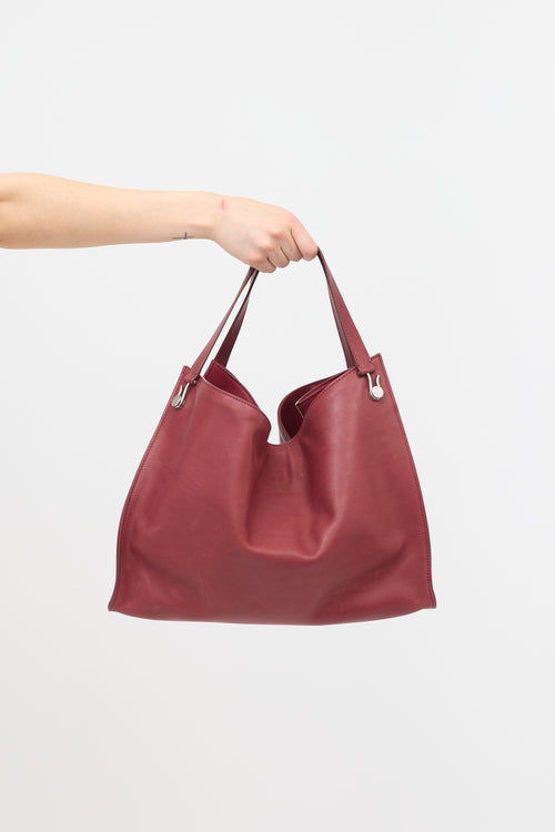 The Row Leather Alexia Tote Bag