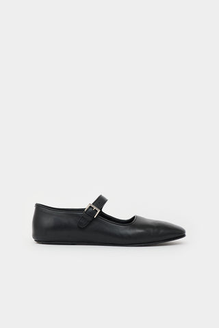 The Row Leather Ava Flat