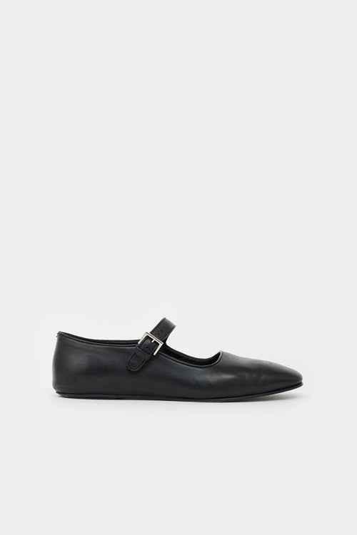 The Row Leather Ava Flat