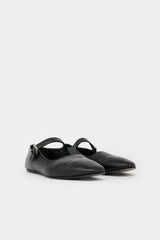 The Row Leather Ava Flat