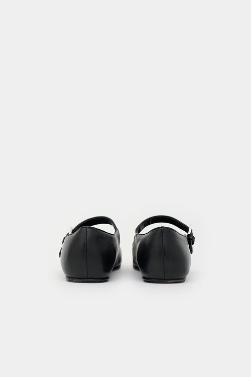 The Row Leather Ava Flat
